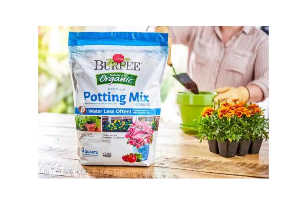 burpee organic potting soil dcbp8pm4 4f 600